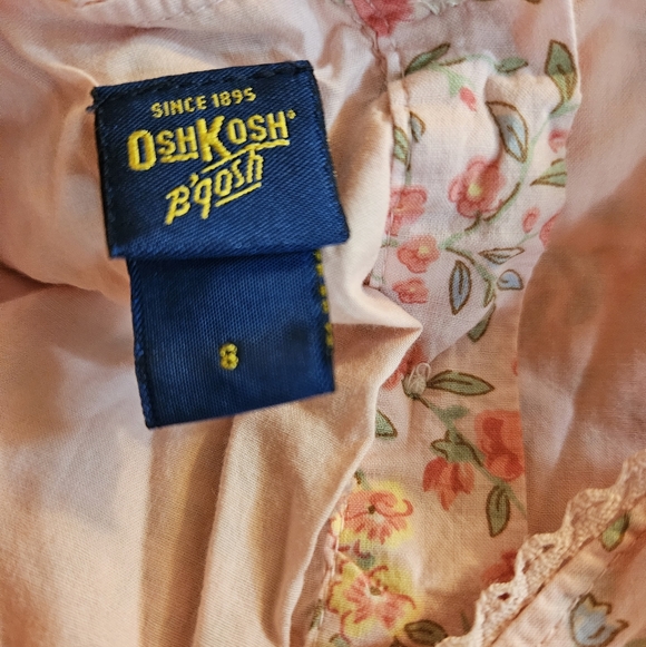 nwot OshKosh dainty sweet floral dress Girl's Size 8 - Picture 4 of 6